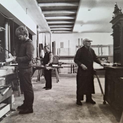 Drei Generationen in einem Bild